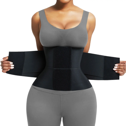 vevolora Black adjustable waist cincher and sweat belt