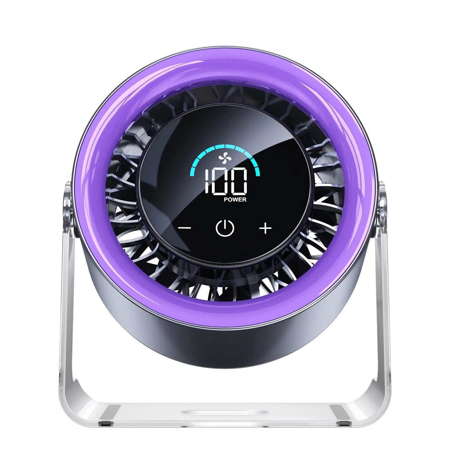Vevolora GlacierFlow X1 100-speed desk fan front display