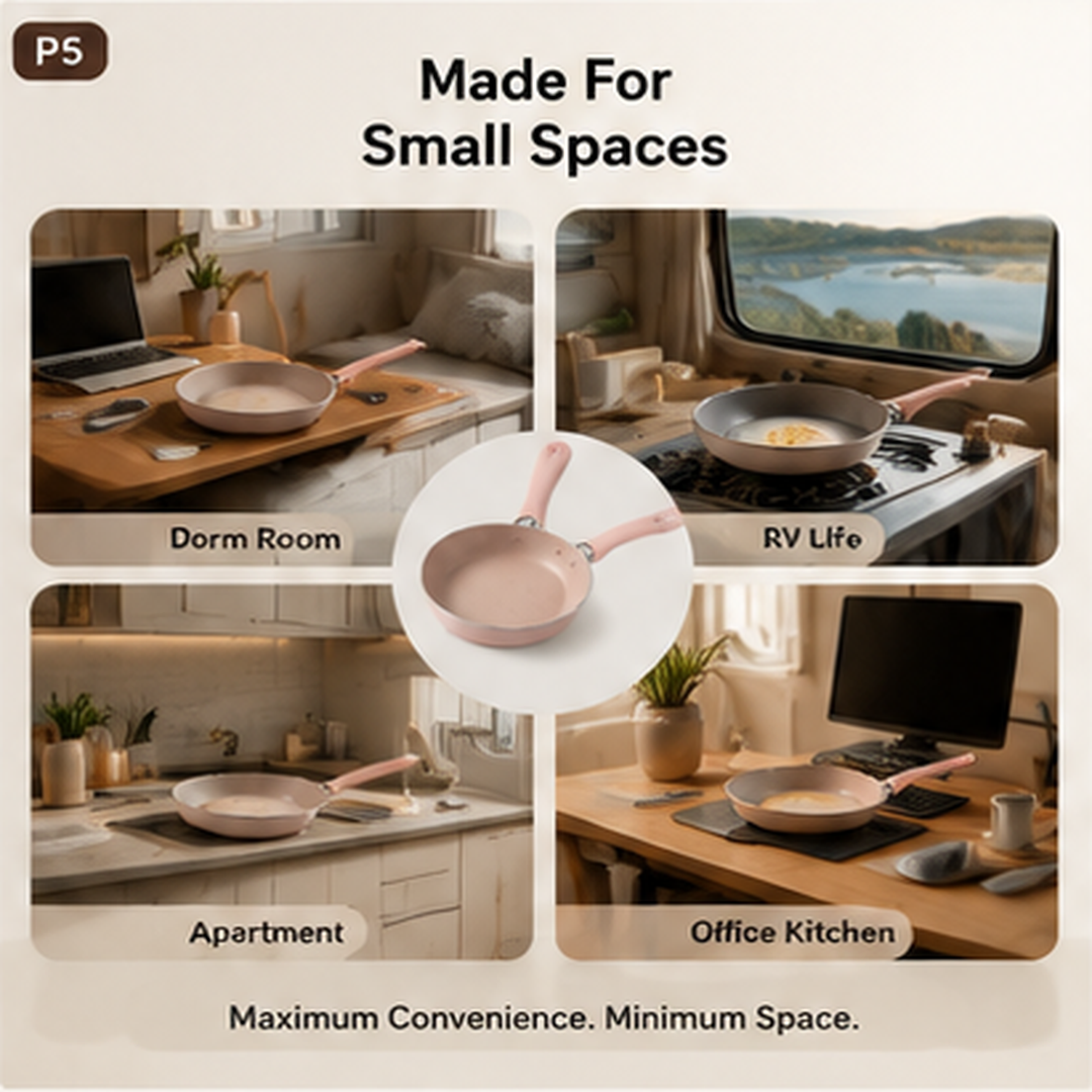 SOLOPAN compact skillet for dorm RV apartment and office kitchens