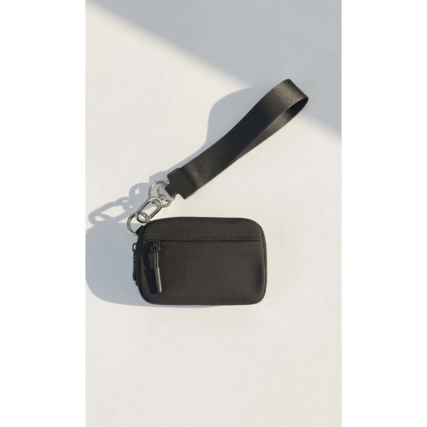 vevolora RFID compact wristlet wallet in Dark Grey