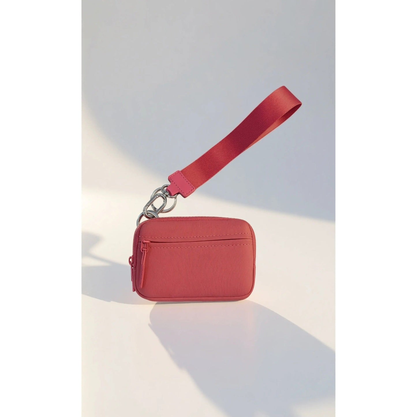 vevolora RFID compact wristlet wallet in Raspberry