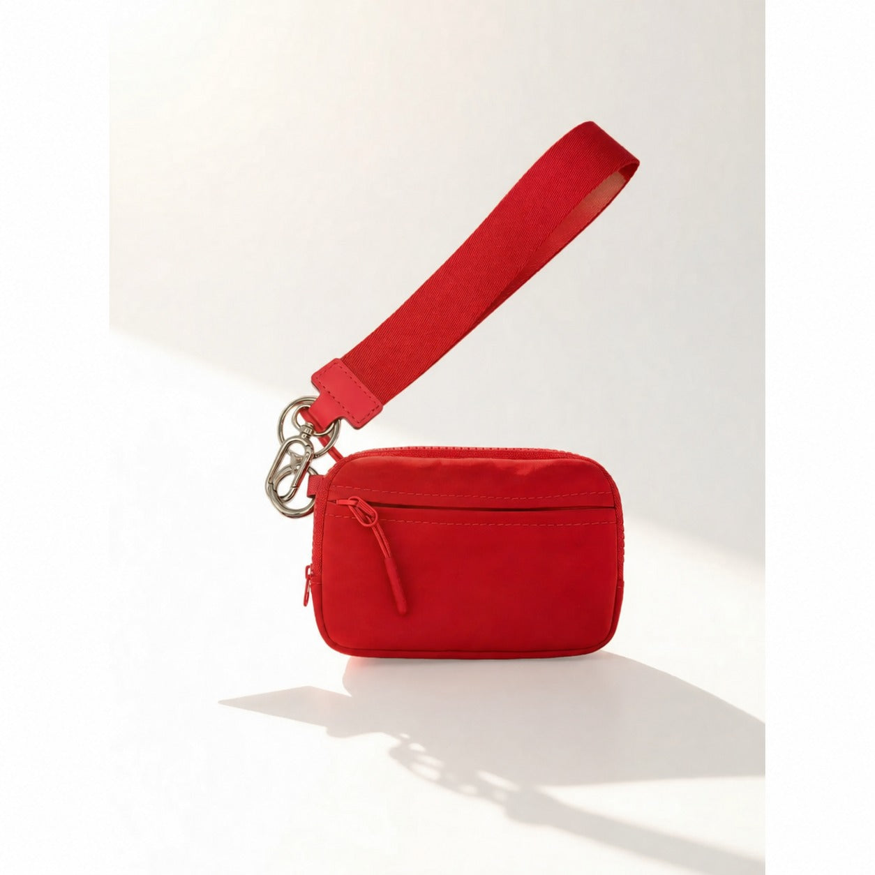 vevolora RFID compact wristlet wallet in Red