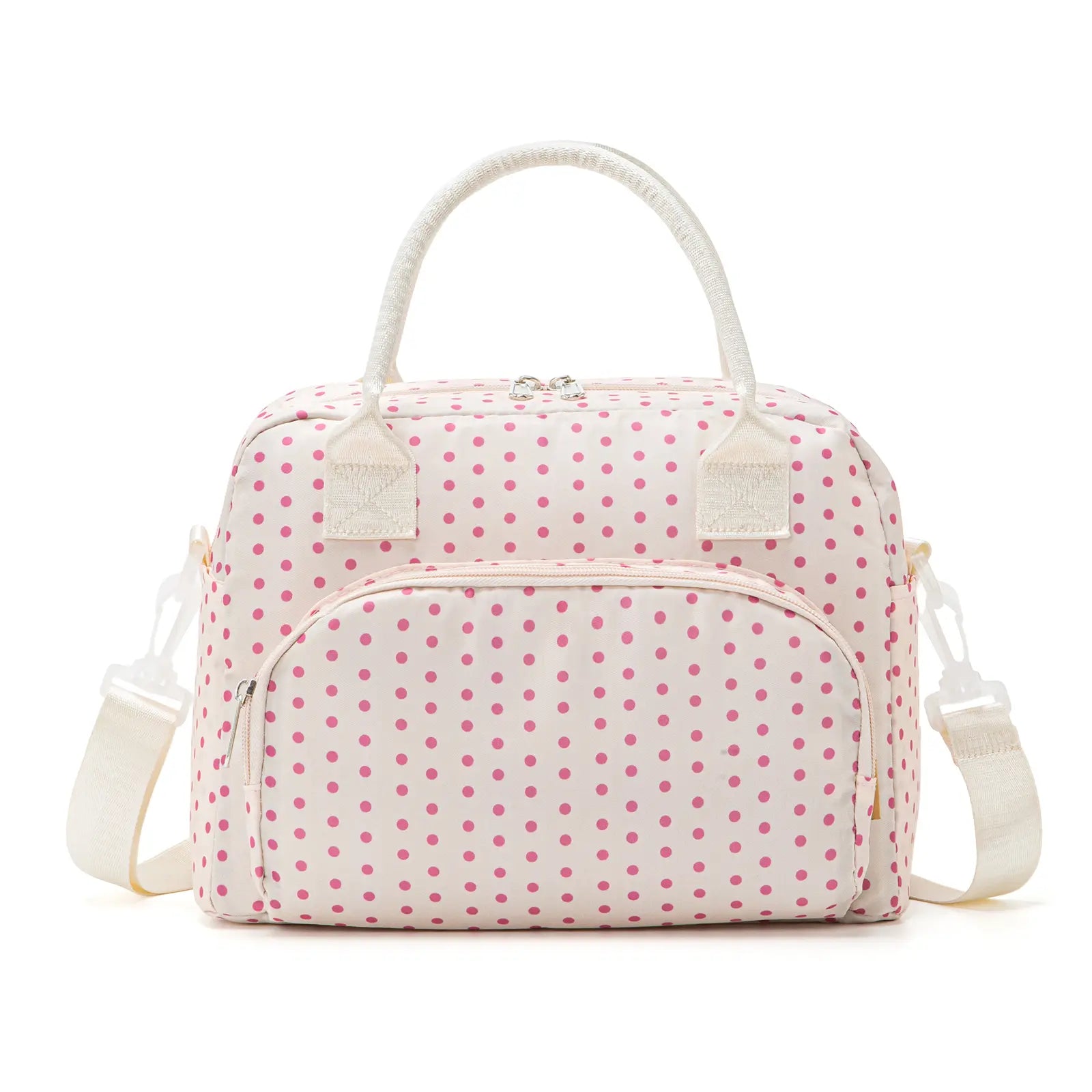 Vevolora Variant | vevolora-11l-insulated-lunch-tote | pink polka dot